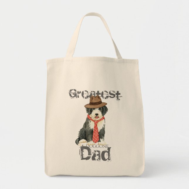 Bolsa Tote Pai Collie (Frente)