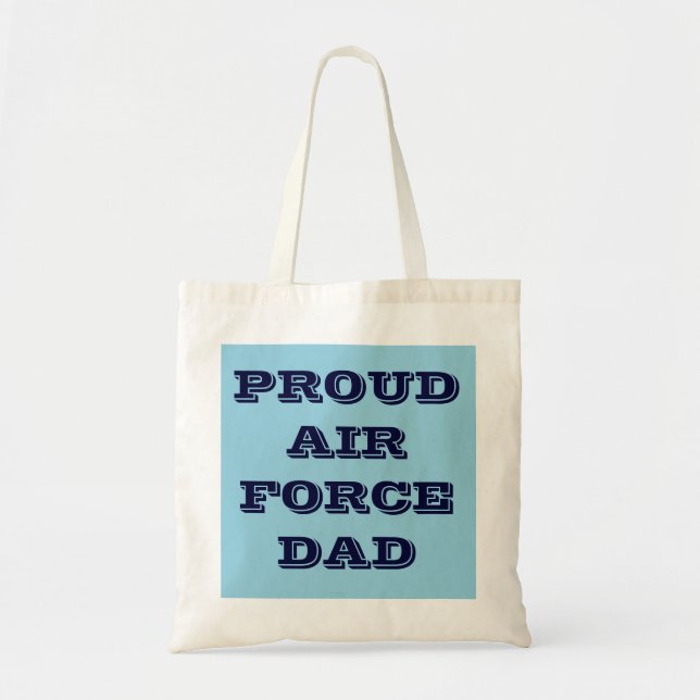 Bolsa Tote Pai da Força Aérea Orgulhosa (Frente)