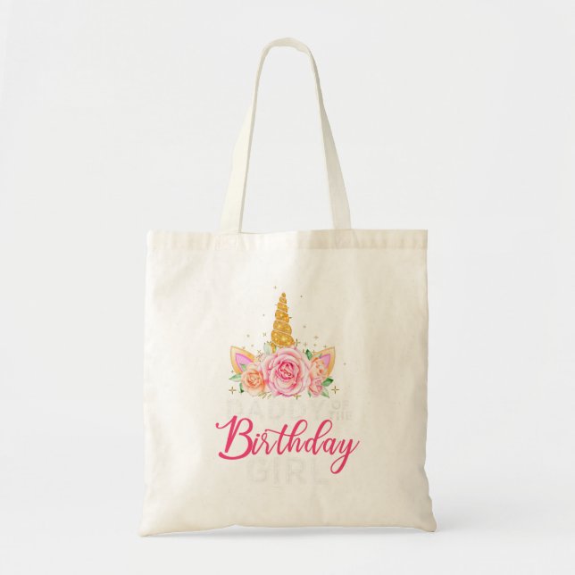 Bolsa Tote Pai Da Rapariga De Aniversário Que Padre Dotou Uni (Frente)
