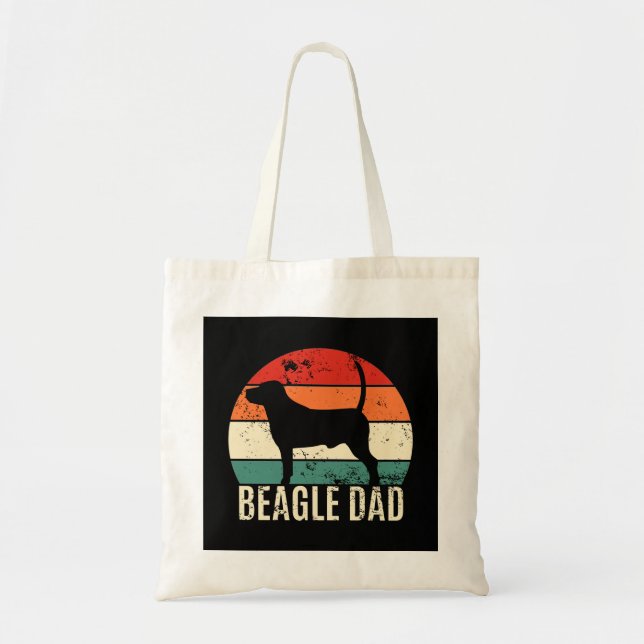 Bolsa Tote Pai de beagle (Frente)
