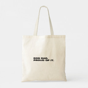 Bolsa Tote Pai de Cachorro Orgulhoso Disso Sacola Tote Engraç