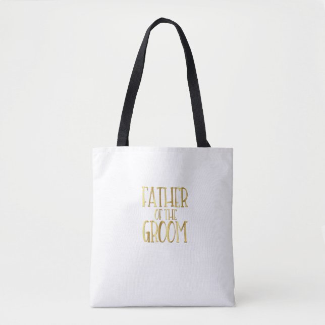 Bolsa Tote Pai Dos Pais De Noiva De Festa de casamento (Frente)
