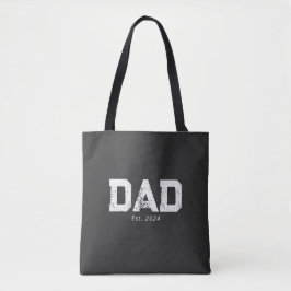 Bolsa Tote Pai Estabelecido Novo Presente de Pai