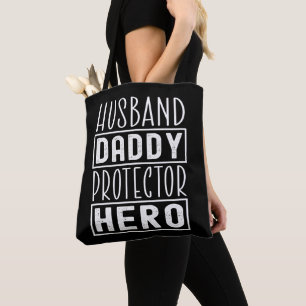 Bolsa Tote Pai Herói do Pai Protetor do Marido