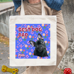 Bolsa Tote Pai personalizado de melhor cão - Dia de os pais P