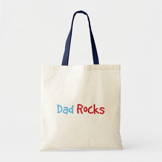 Bolsa Tote Pai Rocks (Frente)