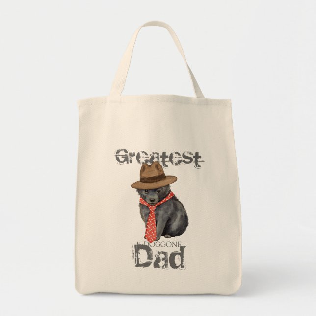 Bolsa Tote Pai Schipperke (Frente)