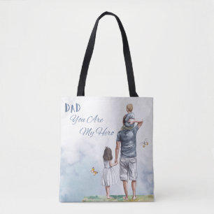 Bolsa Tote Pai, Você É Meu Herói