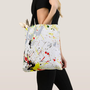 Bolsa Tote Paint Splatter