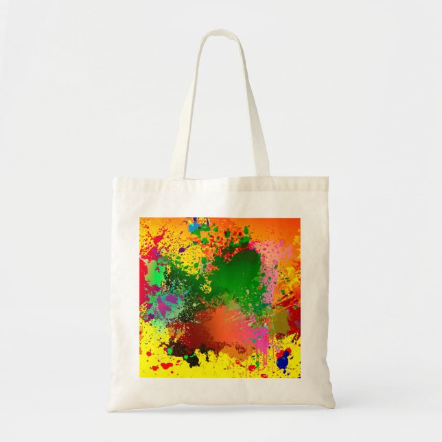 Bolsa Tote Paint Splatter (Frente)