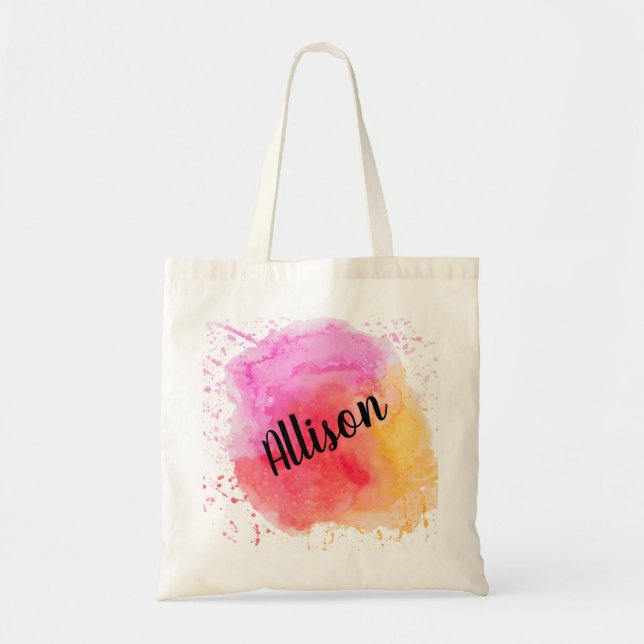 Bolsa Tote Paint Splatter (Frente)