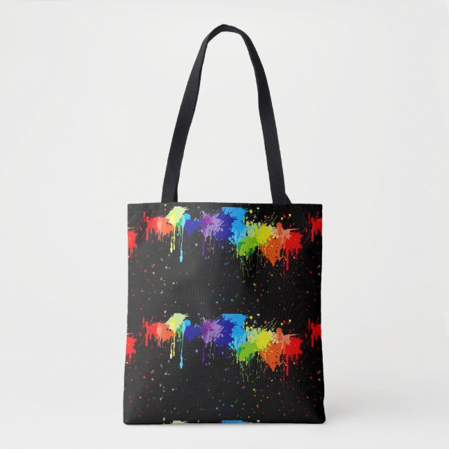 Bolsa Tote Paint Splatter (Frente)
