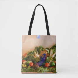 Bolsa Tote Paintagem Pastel com Prêmio de Feira Vegetal do Pa
