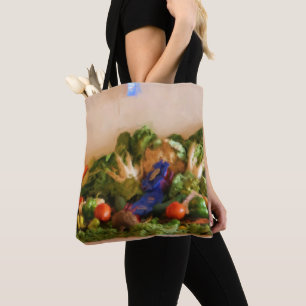 Bolsa Tote Paintagem Pastel com Prêmio de Feira Vegetal do Pa