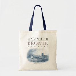 Bolsa Tote País de Bronte com Igreja Haworth e Parsonage