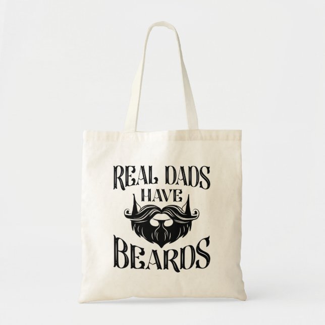 Bolsa Tote Pais de Verdade Têm Barbas (Frente)