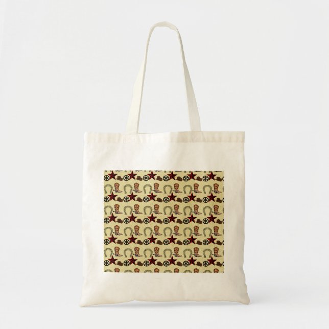 Bolsa Tote País ocidental selvagem do vaqueiro ocidental no (Frente)