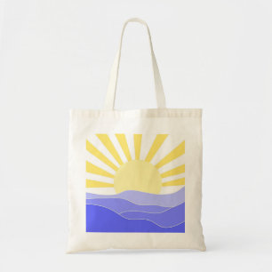 Bolsa Tote paisagem abstrato arte