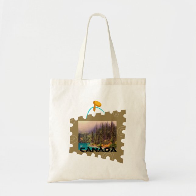 Bolsa Tote Paisagem Cêntica do Norte Russo (Frente)