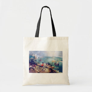 Bolsa Tote Paisagem com queda de Ícaro, Pieter Bruegel