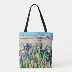 Bolsa Tote Paisagem com um castelo