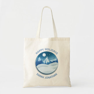 Bolsa Tote Paisagem Congelada Pacífica Personalizada