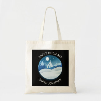 Bolsa Tote Paisagem Congelada Pacífica Personalizada