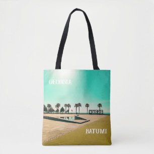 Bolsa Tote Paisagem da Arquitetura do Batumi Georgia