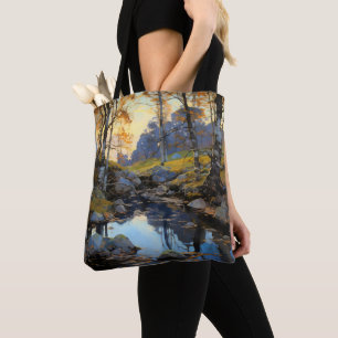 Bolsa Tote Paisagem da Natureza da Árvore