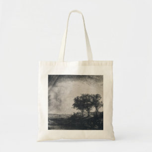 Bolsa Tote Paisagem da pintura da arte de Rembrandt