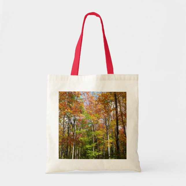 Bolsa Tote Paisagem de outono de Floresta II (Frente)