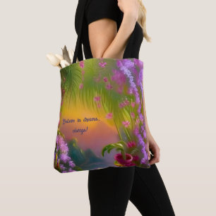 Bolsa Tote Paisagem fantasia, tropismo e sonho -