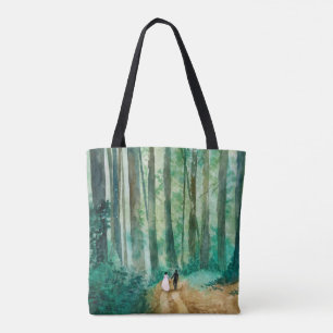 Bolsa Tote Paisagem florestal natural