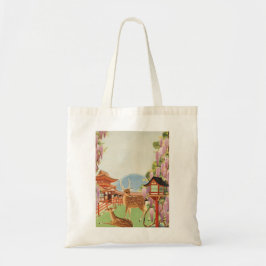 Bolsa Tote Paisagem JAPONESA | veado sagrado de Nara | templo