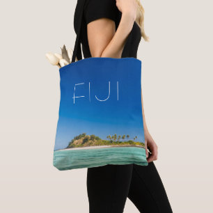 Bolsa Tote Paisagem Marítima da Lagoa Azul, Fiji