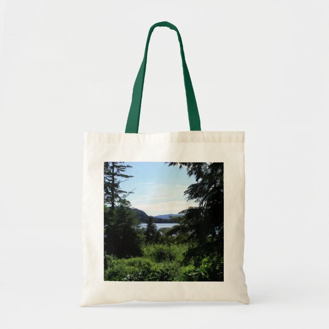 Bolsa Tote Paisagem no Alaska Belo Alaska Fotografia (Frente)