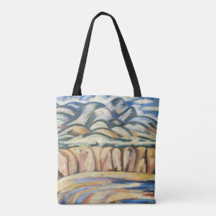 Bolsa Tote Paisagem, Novo México por Marsden Hartley, Arte Fi