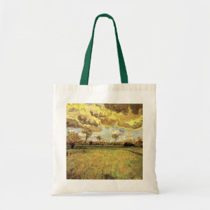 Bolsa Tote Paisagem sob um Céu Tempestuoso por Vincent van Go