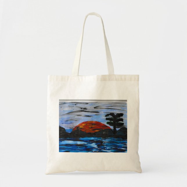 Bolsa Tote Paisagem Sunset (Frente)