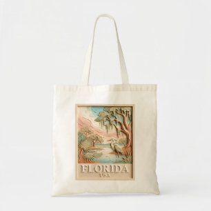 Bolsa Tote Paisagem Textura de Pássaros da Vida Selvagem dos