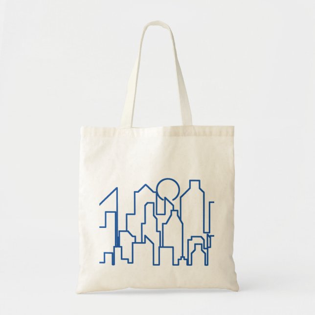 Bolsa Tote Paisagem urbana, Edifício, Cidade (Frente)
