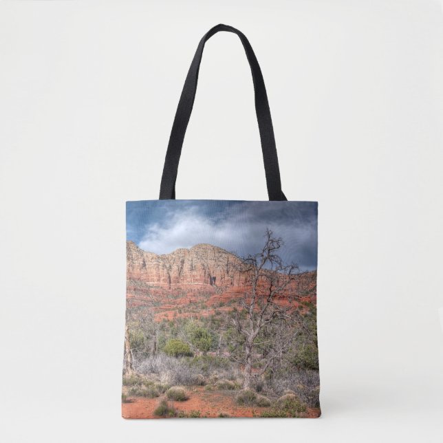 Bolsa Tote Paisagem vermelha de Arizona edona (Frente)