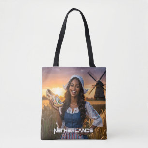 BOLSA TOTE PAÍSES BAIXOS - HOLANDÊS