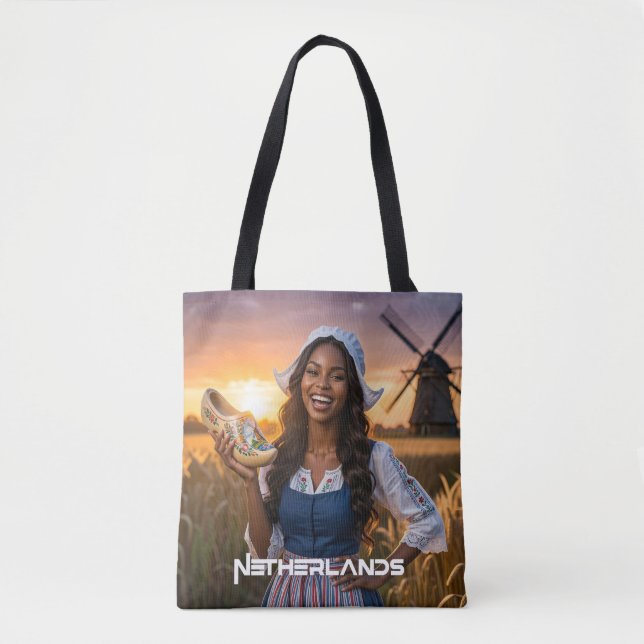 BOLSA TOTE PAÍSES BAIXOS - HOLANDÊS (Frente)