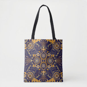 Bolsa Tote Paisley Elegance: Padrão de Design têxtil