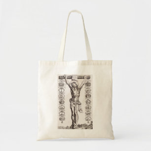 Bolsa Tote Paixão de Jesus crucificação de Cristo