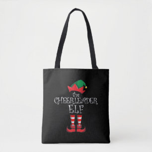 Bolsa Tote Pajama de Natal da Família do cheerleader Elf Corr
