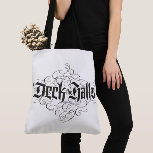 Bolsa Tote Palavra de Natal Elegante para o Rico dos corredor