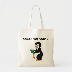 Bolsa Tote Palavras para o saco de livro dos sem-fins