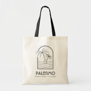 Bolsa Tote Palermo Wedding Weekend Itália Destino Casamento